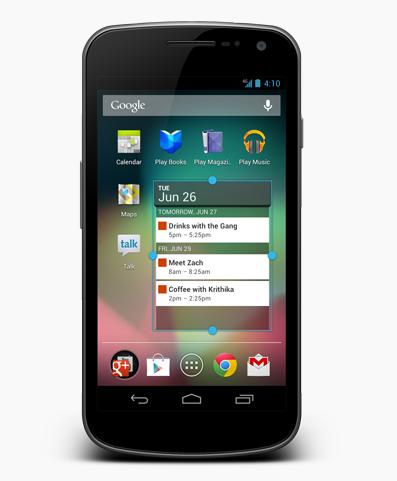 GALAXY Nexus Android 4.1 JellyBean