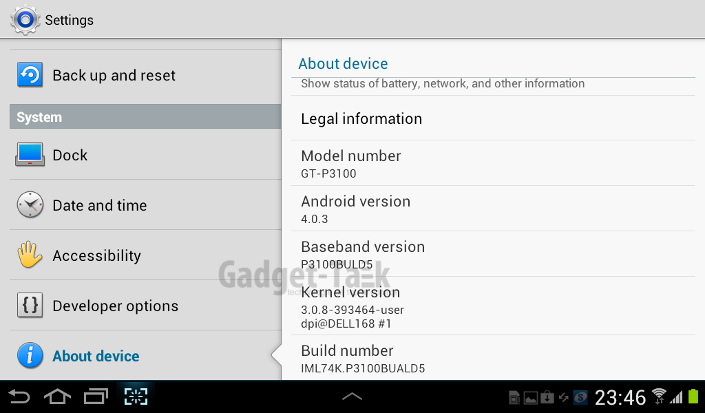 galaxy tab 2 7.0 android 4.0.3