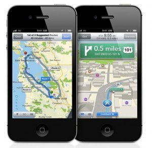 apple ios 6 preview maps