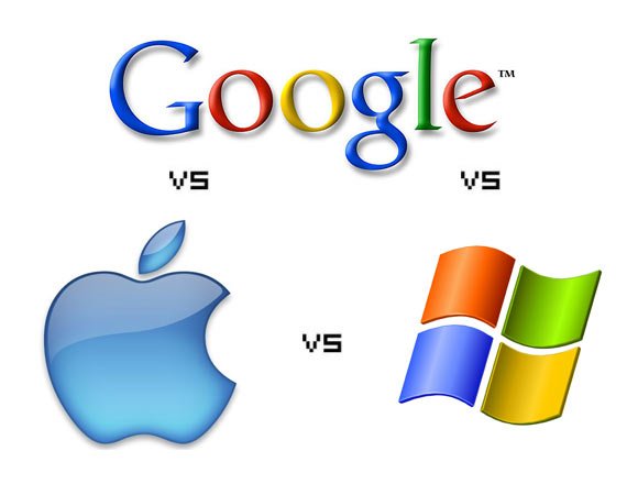 Google vs Apple vs Microsoft