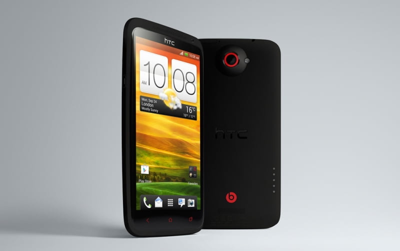 HTC ONE X+ front back
