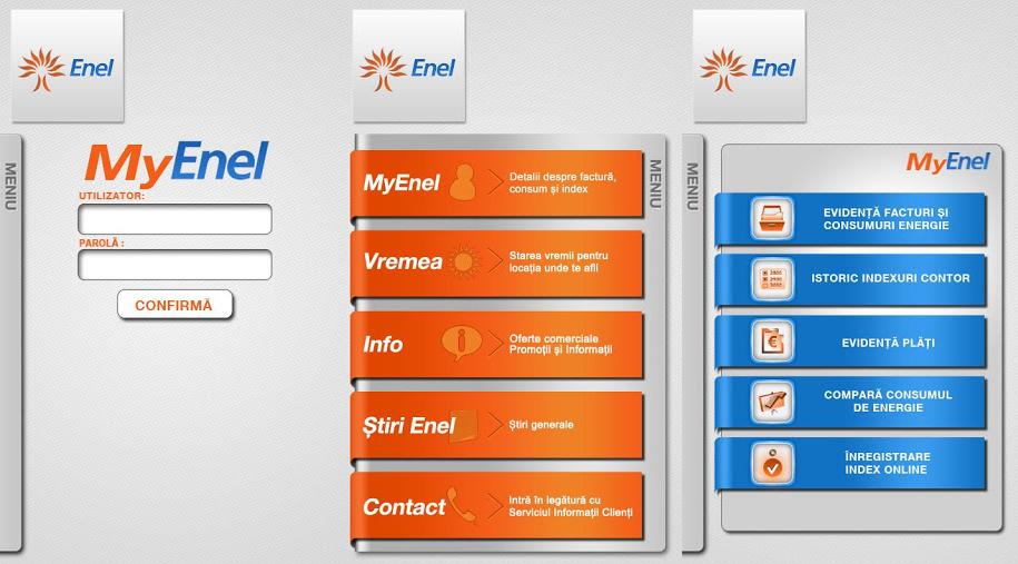 Aplicatia MyEnel pentru iOS si Android