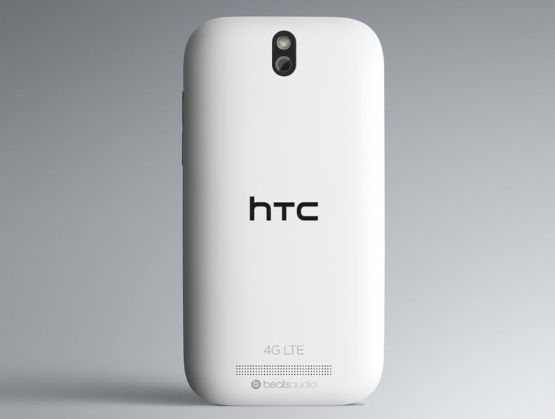HTC One SV Back Glacier white 4G