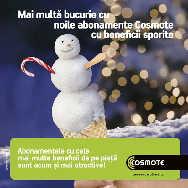 cosmote oferta abonamenete de sarbatori