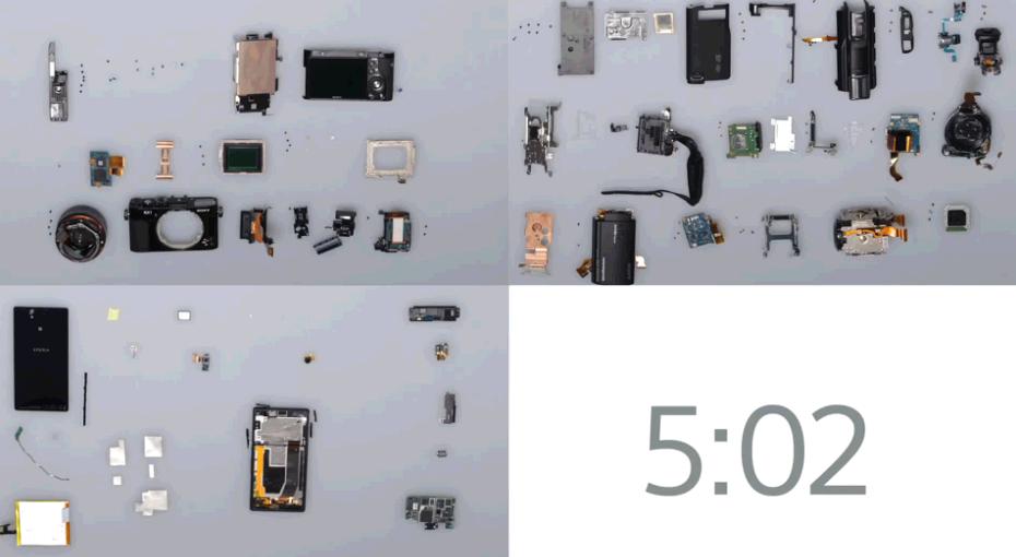 construirea smartphone-ului sony xperia z in 5 minute video