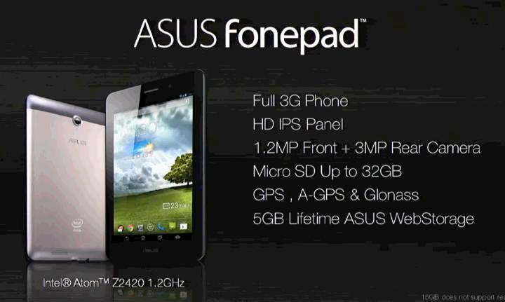 Asus FonePad 7 inch