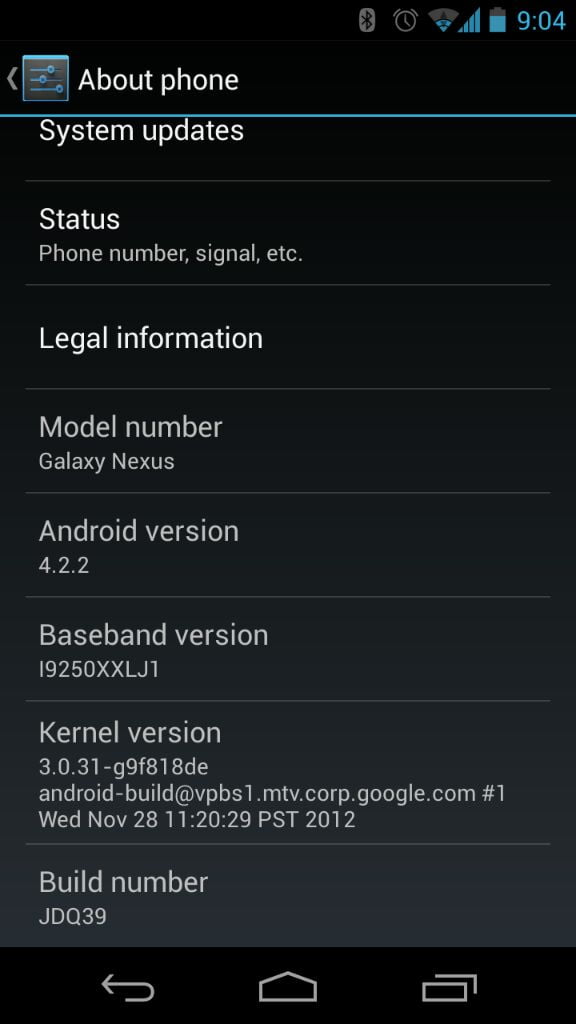 galaxy nexus update android 4.2.2 jdq39