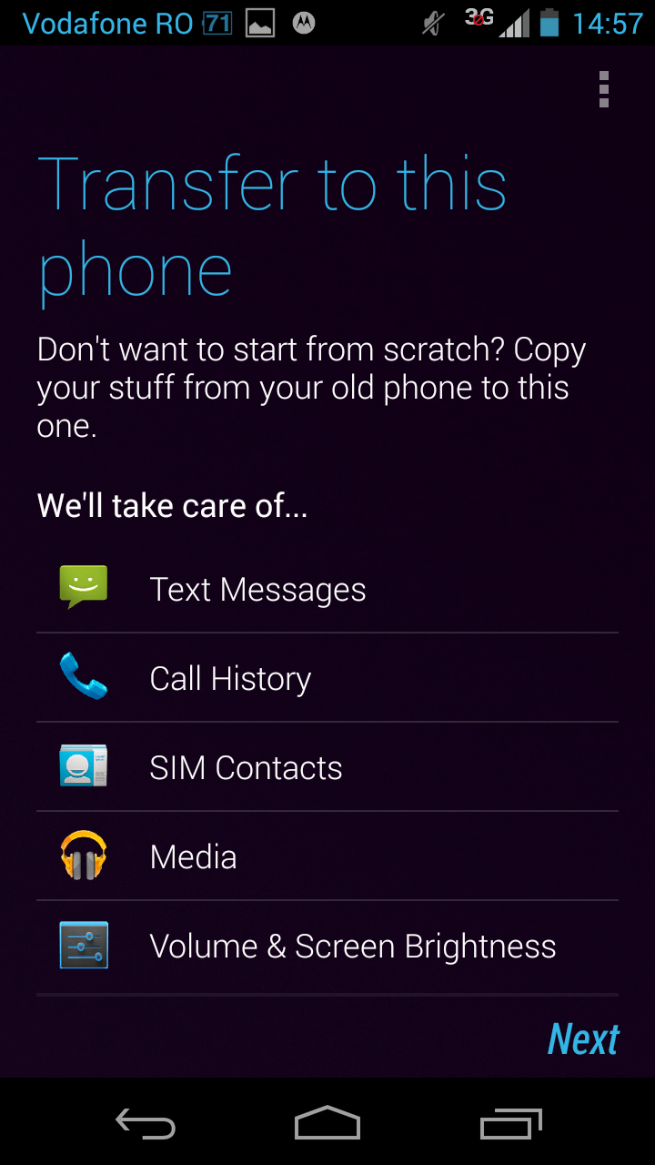 motorola migrate