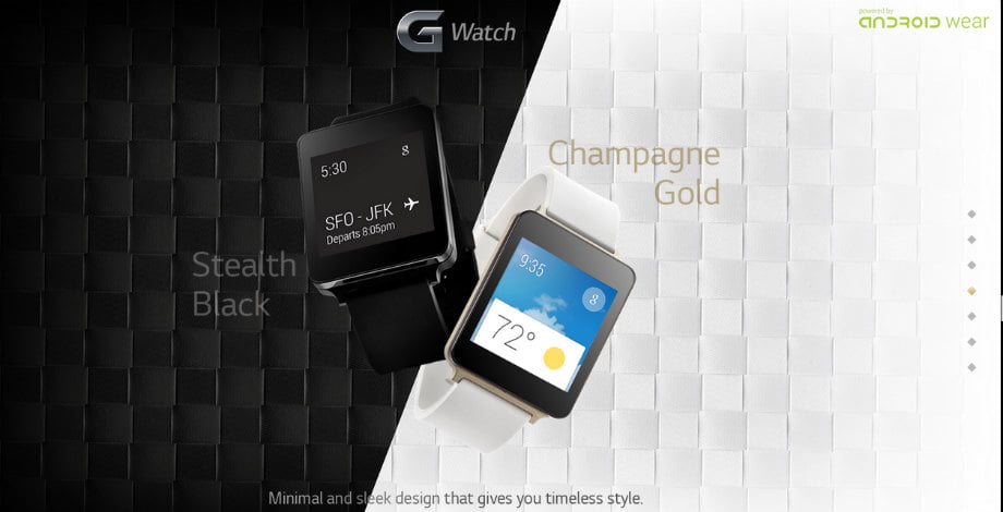 G Watch Champagne Gold