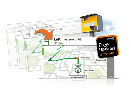 Lifetime Map Update, serviciul de actualizare gratuita a hartilor echipamentelor GPS MIO 2 Lifetime Map Update