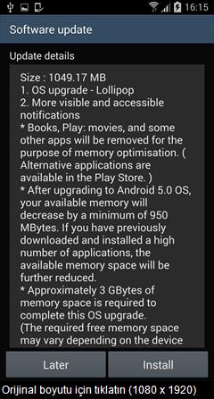 Galaxy S4 primeste actualizare Android 5.0