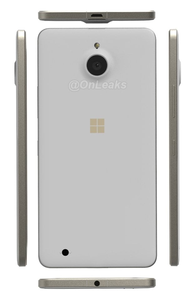 Lumia 850 Pearl Gold
