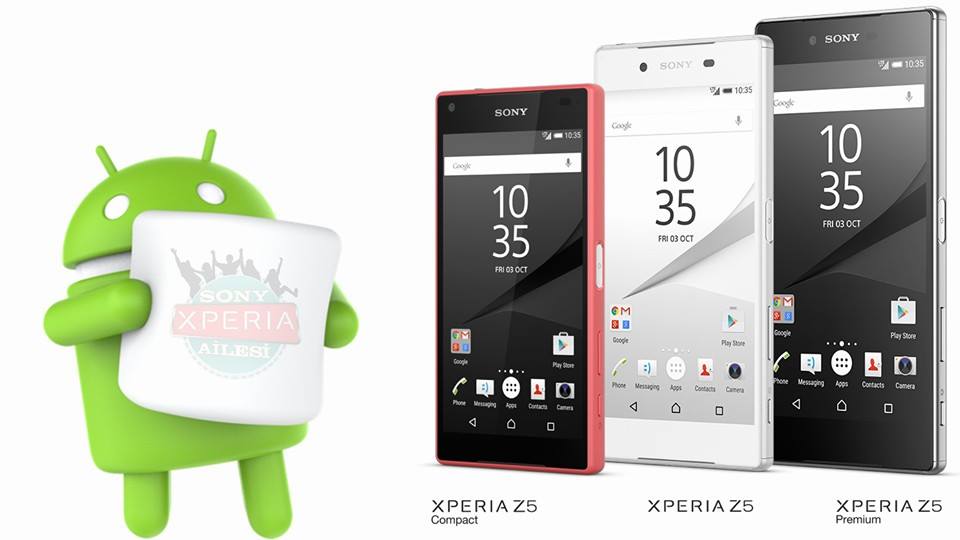 Telefoanele Xperia Z5 primesc actualizare Android 6.0