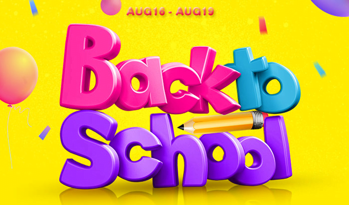 Reduceri consistente prin campania Back to School
