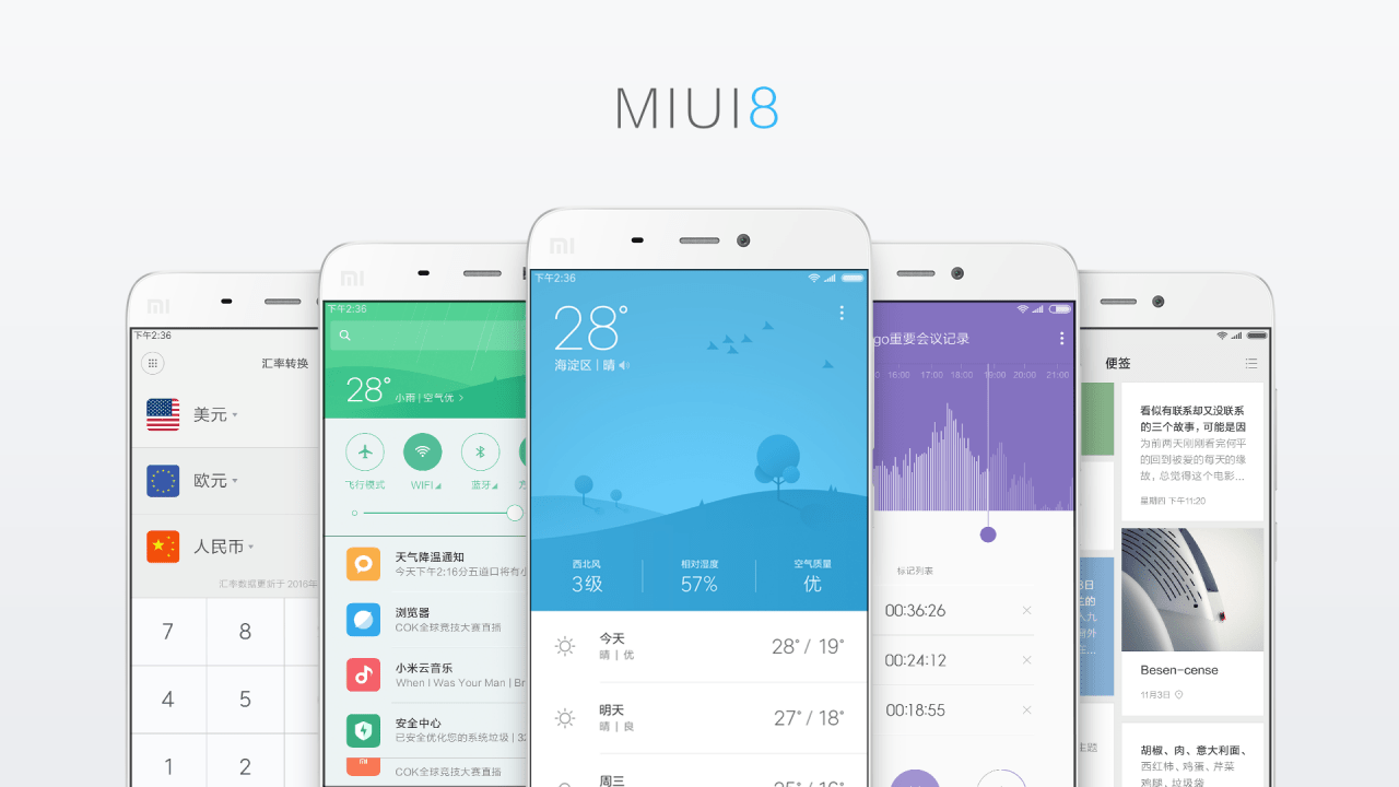 Actualizare MIUI 8 ROM