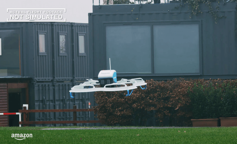 Amazon efectueaza prima livrare cu drona, in Anglia (video) 1 screenshot-849