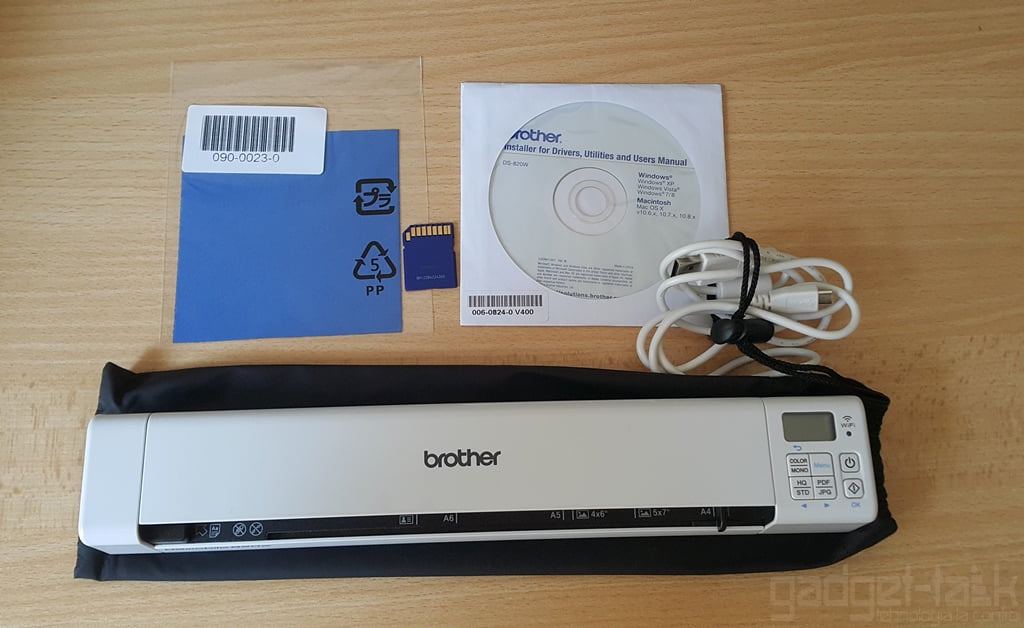 Brother DS 820w Review scaner mobil 1