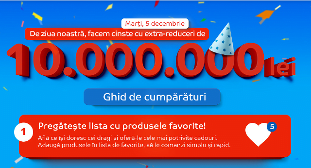 Reduceri importante de ziua eMAG