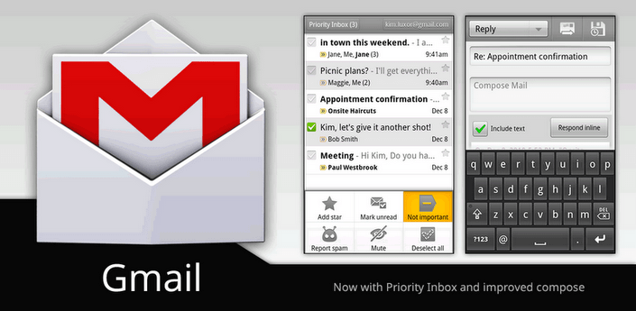 Google Gmail pentru Android