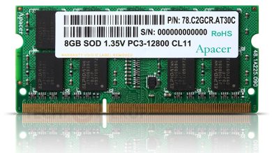 Apacer introduce noi module DDR3-1600 MHz SO-DIMM Apacer introduce noi module DDR3-1600 MHz SO-DIMM