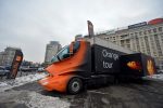Primele imagini din Bucuresti ale caravanei Orange Romania 4G Tour  Primele imagini din Bucuresti ale caravanei Orange Romania 4G Tour
