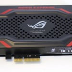 SSD-ul ASUS ROG RAIDR surprins in cateva instantanee SSD-ul ASUS ROG RAIDR surprins in cateva instantanee