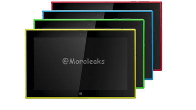 Tableta Nokia Lumia 2520 pe verde si galben in noi imagini de presa tableta Nokia Lumia 2520