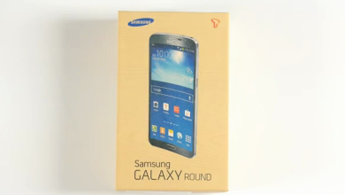 Samsung Galaxy Round despachetare