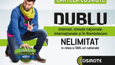Cosmote vine cu propria oferta dublu la beneficii de sarbatori Cosmote vine cu propria oferta dublu la beneficii de sarbatori