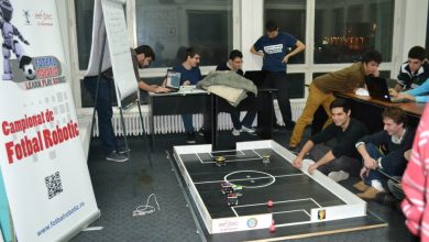 Campionatul de fotbal robotic debuteaza pe 19 martie
