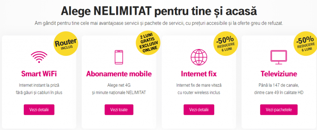 Vezi ofertele de abonamente Telekom! Abonamente Telekom Romania