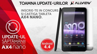 AX4 Nano prima tableta Allview care primeste Android 4.4 ax4 nano