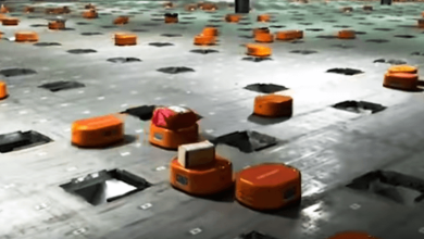 Cum sorteaza robotii coletele intr-un depozit al unei firme chineze de curierat (video) Cum sorteaza robotii coletele intr-un depozit al unei firme chineze de curierat (video)