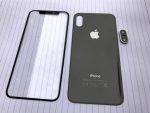 Fata, spatele si scheletul metalic al telefoanelor iPhone 8, iPhone 7S si 7S Plus fotografiate Fata, spatele si scheletul metalic al telefoanelor iPhone 8, iPhone 7S si 7S Plus fotografiate
