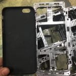 Fata, spatele si scheletul metalic al telefoanelor iPhone 8, iPhone 7S si 7S Plus fotografiate Fata, spatele si scheletul metalic al telefoanelor iPhone 8, iPhone 7S si 7S Plus fotografiate