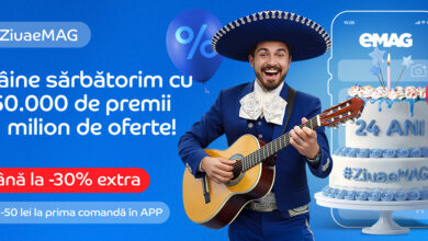 Reduceri importante de ziua eMAG (24 ani de la debutul in Romania)