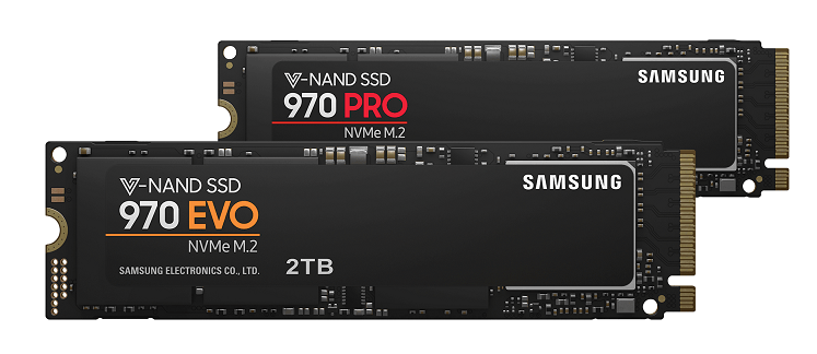 Samsung 970 Pro si 970 EVO