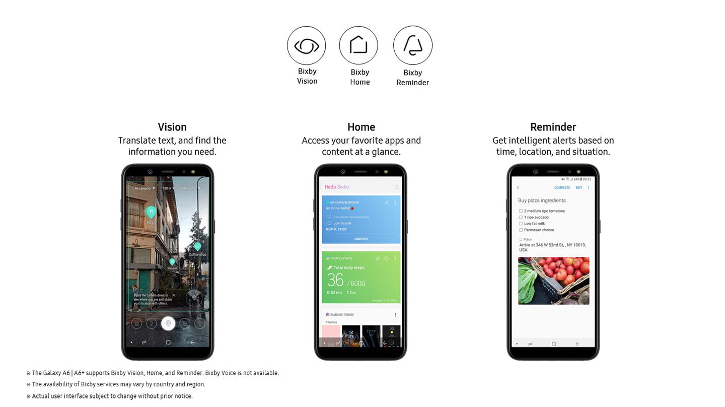 galaxy a6 software