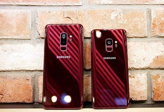 galaxys9 burgundy red