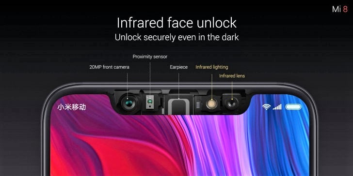 mi8 notch
