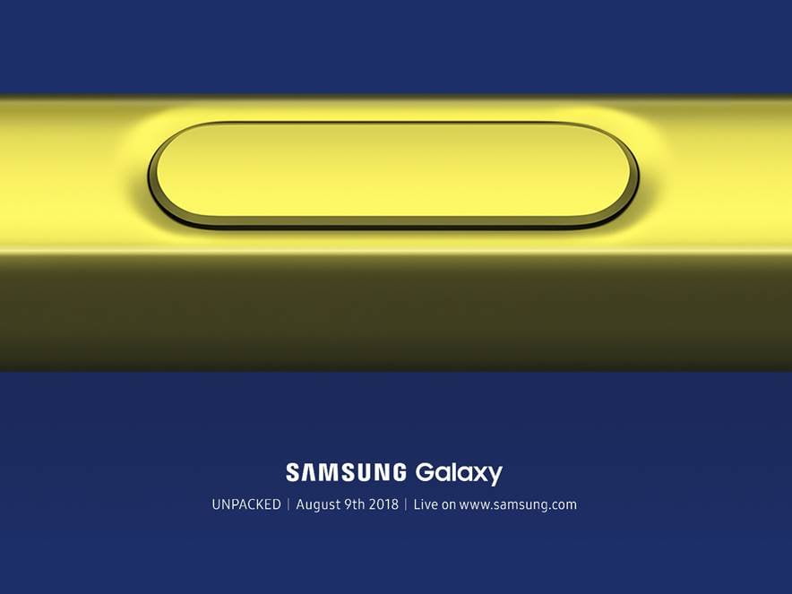 Samsung anunta evenimentul Galaxy Note 9