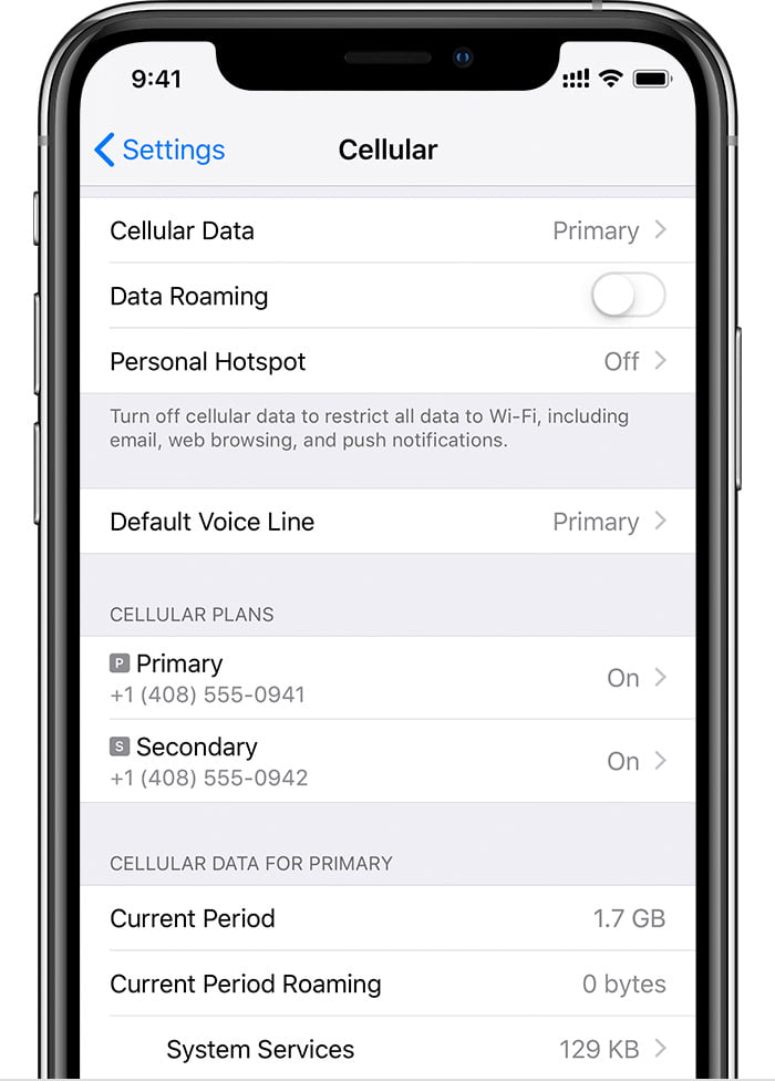 ios12 iphone dual sim 2
