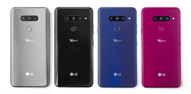 LG V40 ThinQ colours