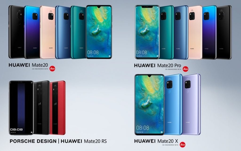 Huawei anunta telefoanele Mate 20