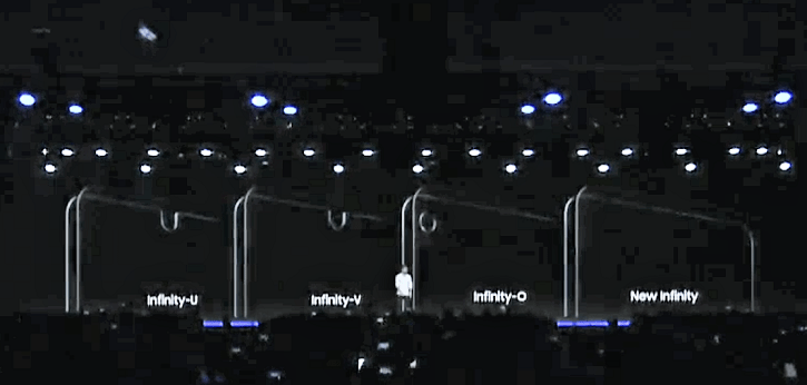 infinity O display samsung