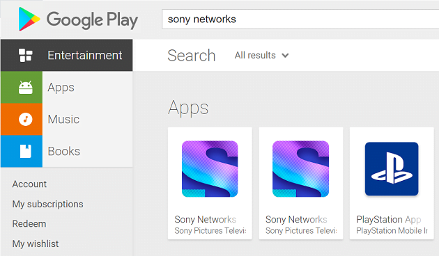 sony networks